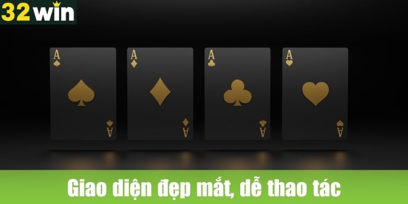 Giao diện đẹp mắt, dễ thao tác